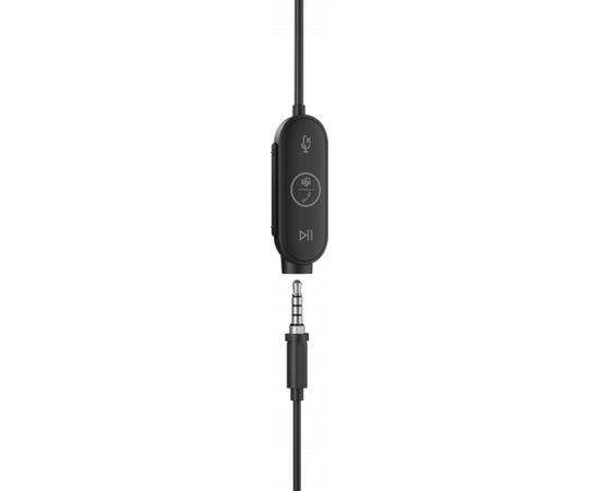 LOGITECH Logi Zone Wired Earbuds Teams - GRAPHITE - USB - EMEA