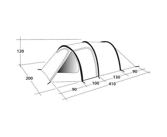 Outwell Earth 3 Blue, 3 personām