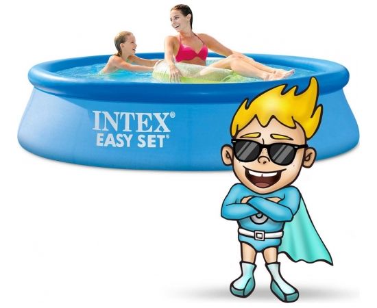 Intex izplešanās baseins Easy Set 244cm