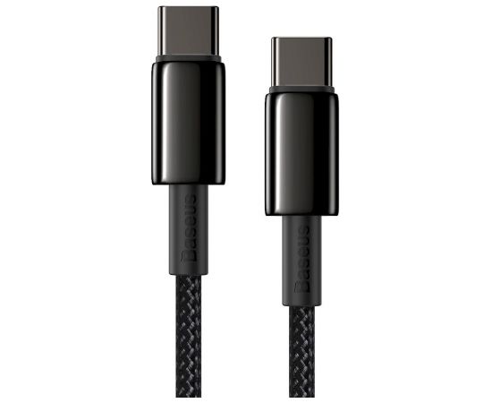 Baseus Tungsten Gold Cable Type-C to Type-C 100W 2m (black)