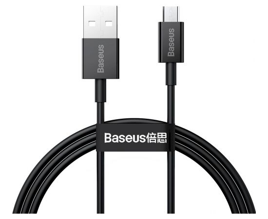 Baseus Superior Series Cable USB to micro USB, 2A, 1m (black)