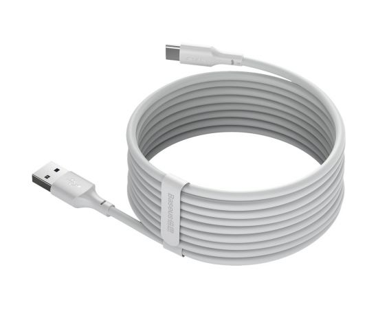 Baseus Simple Wisdom Data Cable Kit USB to Type-C 5A (2PCS/Set）1.5m White