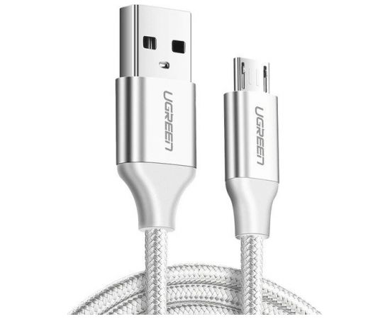 UGREEN micro USB Cable QC 3.0 2.4A 2m (White)