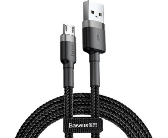 Baseus Cafule Micro USB cable 2.4A 0,5m (gray + black)