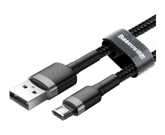 Baseus Cafule Micro USB cable 2.4A 0,5m (gray + black)