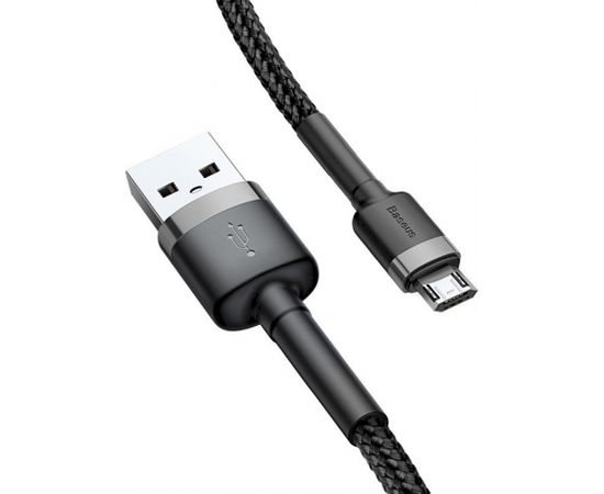 Baseus Cafule Micro USB cable 2.4A 0,5m (gray + black)