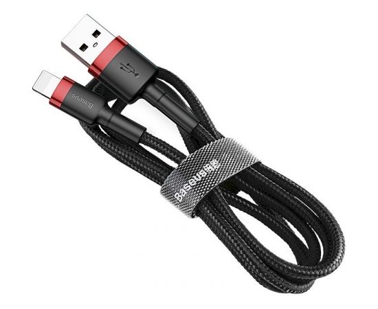 Baseus Cafule USB Lightning Cable 2,4A 0,5m (Red+Black)