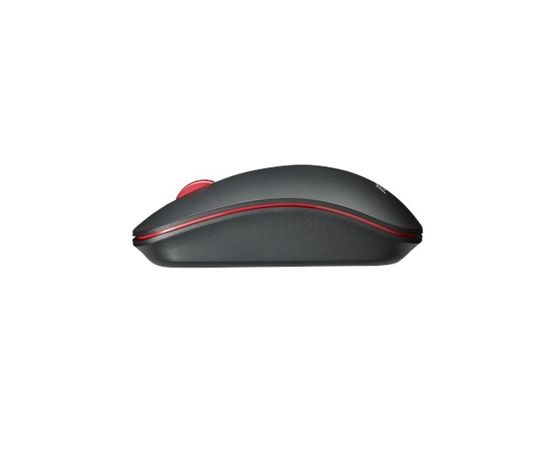 Asus WT300 RF Optical mouse, Wireless connection, No, Black/Red