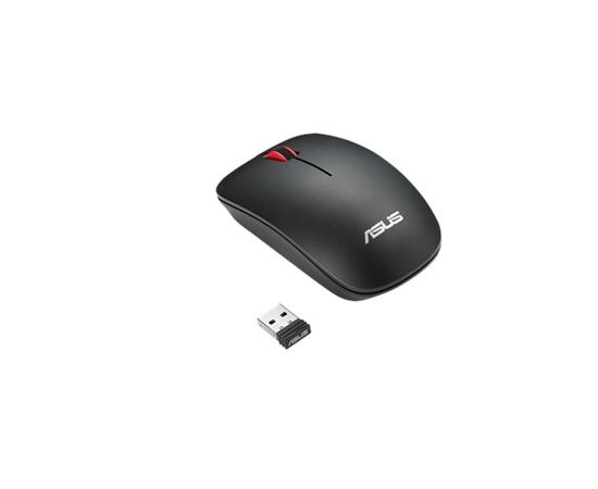 Asus WT300 RF Optical mouse, Wireless connection, No, Black/Red