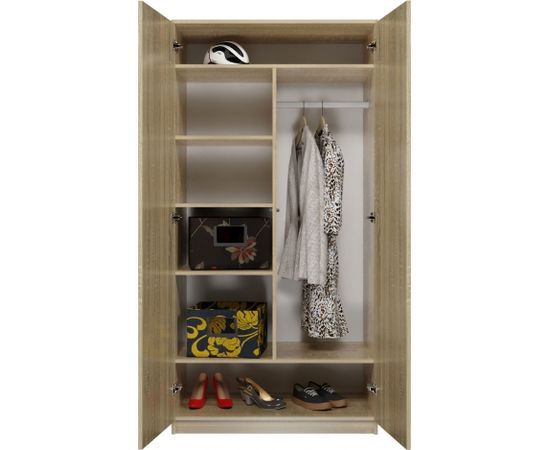 Top E Shop Topeshop SD-90 SON KPL bedroom wardrobe/closet 7 shelves 2 door(s) Oak