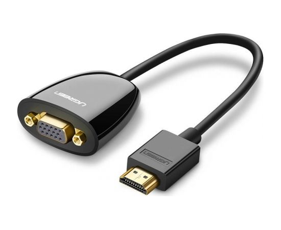 UGREEN MM105 HDMI to VGA Adapter, No Audio (Black)