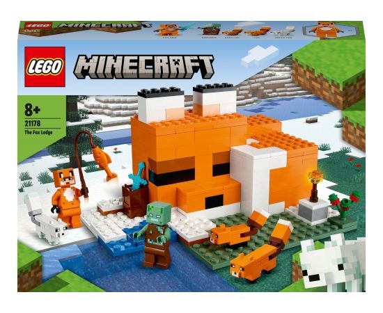 LEGO Minecraft The Fox Lodge Lapsu māja (21178)