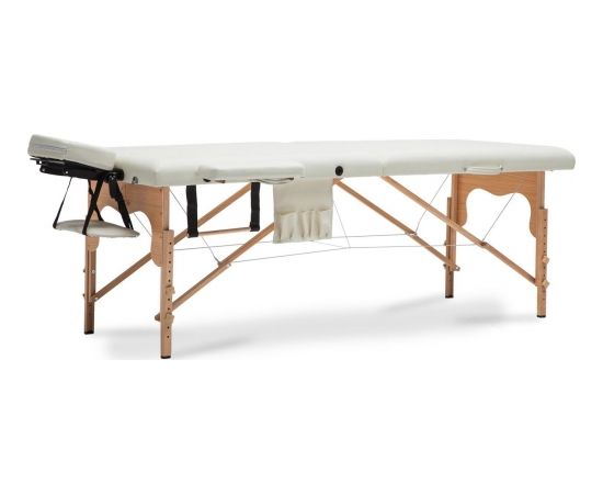 Bodyfit Stół, łóżko do masażu 2-segmentowe drewniane XXL (578)