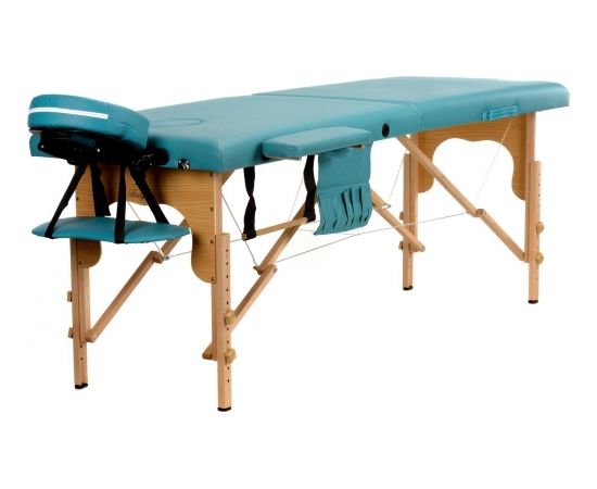 Bodyfit Stół, łóżko do masażu 2 segmentowe pistacjowe