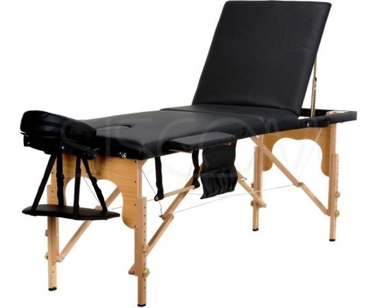 Bodyfit Łóżko do masażu czarne 3 segmentowe + dodatki + torba gratis