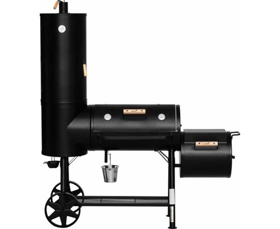 Mustang Off-set Georgia XXL kokogļu grils, kūpinātava Kokogļu grili 