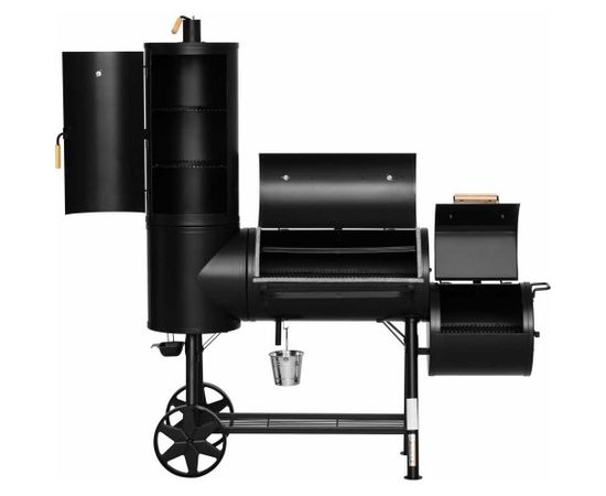 Mustang Off-set Georgia XXL kokogļu grils, kūpinātava Kokogļu grili 