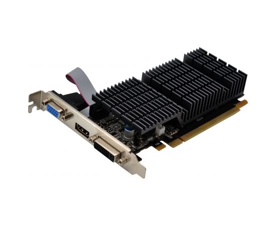 AFOX Radeon HD 6450 2GB DDR3 64Bit DVI HDMI VGA LP Passive AF6450-2048D3L9-V2 Grafiskās video kartes