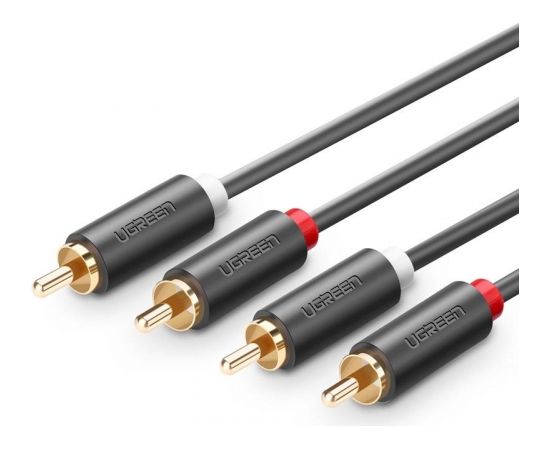 UGREEN AV104 2x RCA (Cinch) to 2x RCA (Cinch) Cable 1m (black)