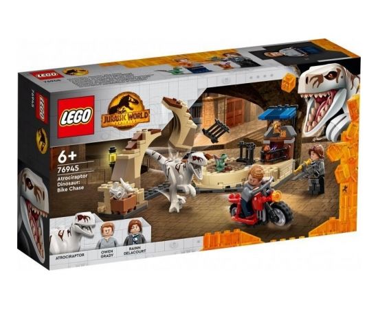 LEGO  Jurassic World Atrociraptors: pakaļdzīšanās ar motociklu 76945 Lego Jurassic World