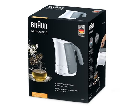 Braun WK300 Multiquick 3 Tējkanna Balta