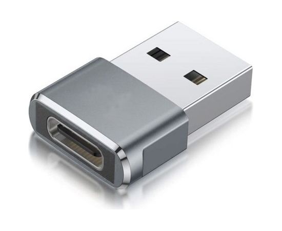 Переходник Fusion OTG USB 3.0 на USB-C 3.1 серебристого цвета