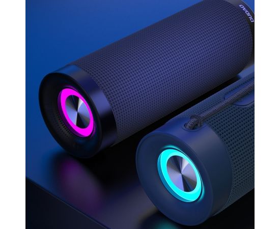 Dudao Y10Pro Bezvadu Bluetooth 5.0 Party RGB SpeSkaļrunis 10W (2x 5W) 2000mAh + Micro SD + AUX Melns Bezvadu skaļruņi Dudao Y10Pro Bezvadu Bluetooth 5.0 Party RGB SpeSkaļrunis 10W (2x 5W) 2000mAh + Micro SD + AUX Melns Bezvadu skaļruņi