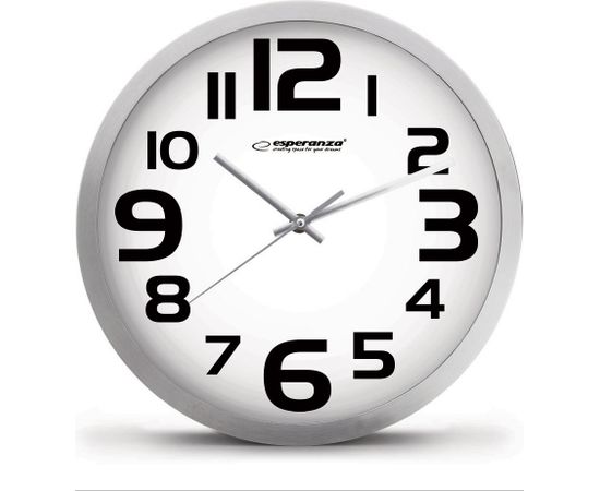 Esperanza WALL CLOCK ZURICH WHITE