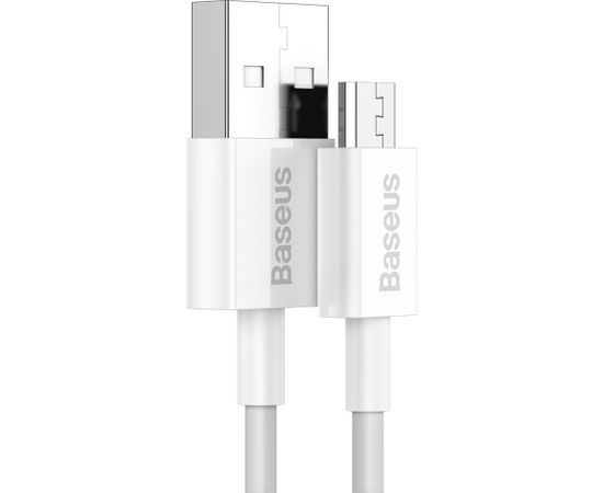 Baseus Superior Series Cable USB to micro USB, 2A, 2m (white) Data USB kabeļi