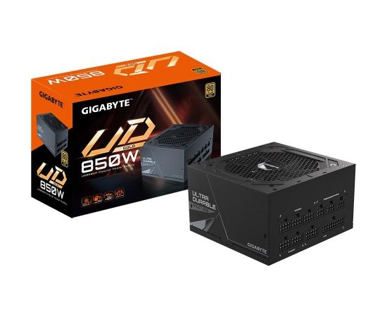 Power Supply|GIGABYTE|850 Watts|Efficiency 80 PLUS GOLD|PFC Active|MTBF 100000 hours|GP-UD850GM