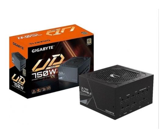 Power Supply|GIGABYTE|750 Watts|Efficiency 80 PLUS GOLD|PFC Active|MTBF 100000 hours|GP-UD750GM