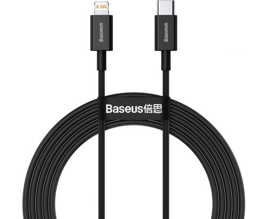 Baseus Superior Series Cable USB-C to iP, 20W, PD, 2m (black)