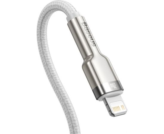 USB-C cable for Lightning Baseus Cafule, PD, 20W, 1m (white)