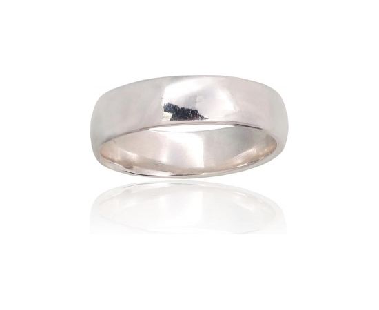 Серебряное обручальное кольцо #2101777, Серебро	925°, Размер: 17, 3.2 гр.
