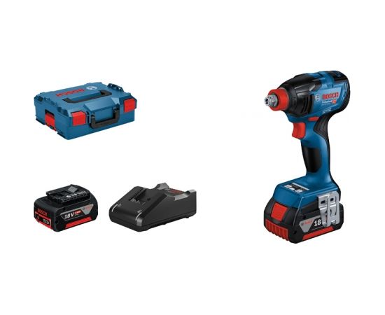 Bosch Cordless impact wrench-screwdriver GDX 18V-210 C, 2x5.0Ah, 18V, GAL 18V-40, 210 Nm, 0-1.100 / 0-2.300 / 0-3.400 min.-1 Пневматические инструменты