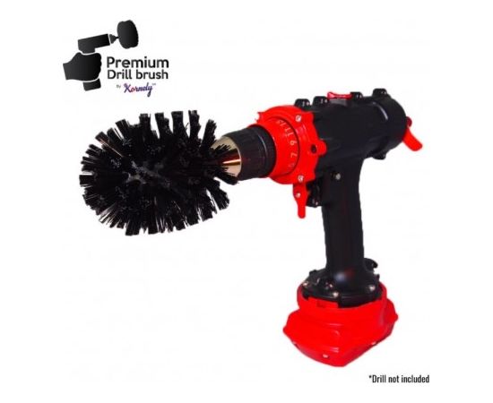 Профессиональная щетка Premium Drill Brush - очень жесткий, черный, Original