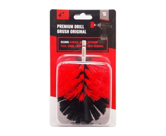 Профессиональная щетка Premium Drill Brush - жесткий, красный, Original