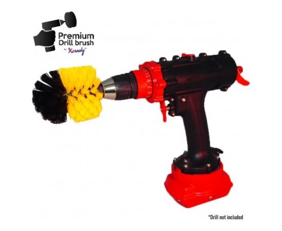 Профессиональная щетка Premium Drill Brush - средний мягкий, желтый, Original