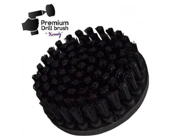 Premium urbju birste profesionālai tīrīšanai - īpaši stingra, melna, 13 cm