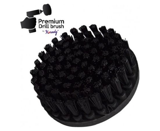 Профессиональная щетка Premium Drill Brush - очень жесткий, черный, 13цм.