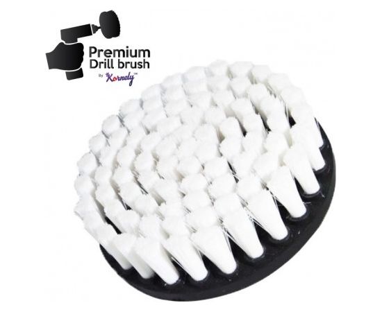 Профессиональная щетка Premium Drill Brush - очень мягкий, белый, 13цм.