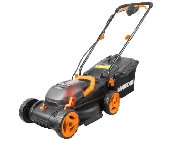 WORX WG779E Akumulatora zāles pļāvējs 40V (2x20V), 34cm, 2x2.5Ah, 20-70mm