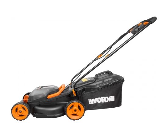 WORX WG779E Akumulatora zāles pļāvējs 40V (2x20V), 34cm, 2x2.5Ah, 20-70mm