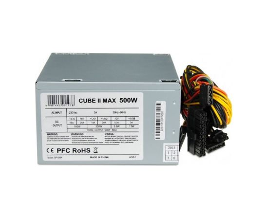 iBox CUBE II power supply unit 500 W ATX Silver