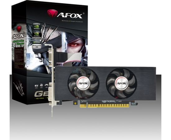 AFOX Geforce GTX750 4GB GDDR5 128Bit DVI HDMI VGA LP Dual V2 AF750-4096D5L4-V2 Grafiskās video kartes