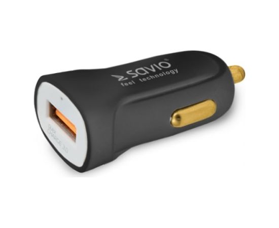 Savio Car Quick Charge charger Savio SA-05/B 3.0A, 1xUSB