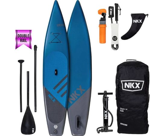 SUP dēlis NKX Flash Black 12'6 Blue