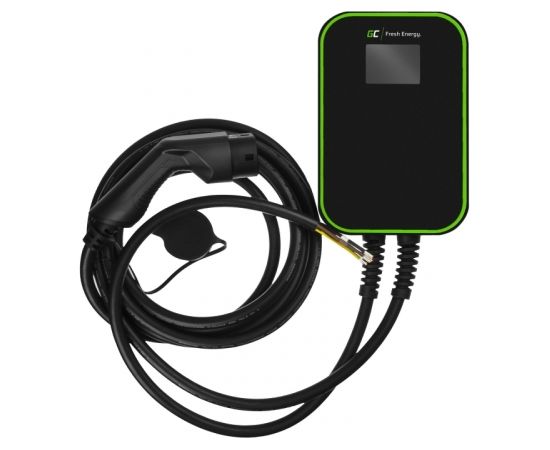 Green Cell l EV Charger PowerBox 22kW charger with 6,5m Type 2 cable for charging electric cars and Plug-In hybrids, 32 A