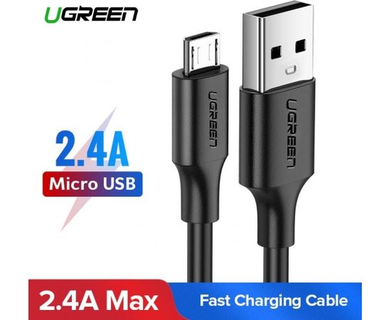 UGREEN micro USB Cable QC 3.0 2.4A 1m (Black)