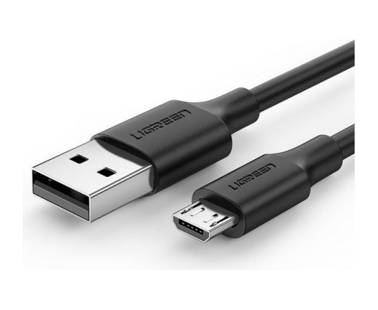 UGREEN micro USB Cable QC 3.0 2.4A 1.5m Black (Ir veikalā)